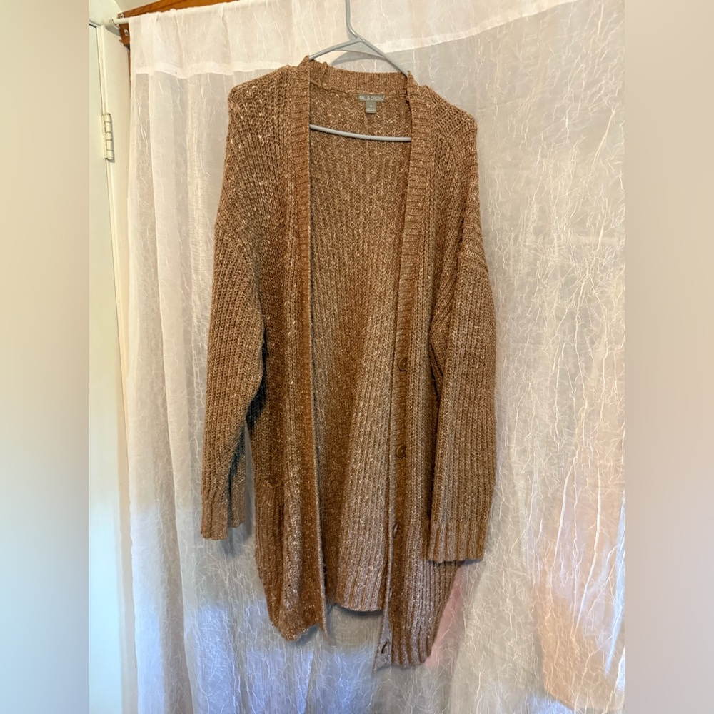Women's Brown Sweater Cardigan